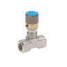 REGUL.CAUDAL BIDIRECC.1/4" 350 BAR INOX