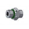 MACHO 9/16 ORFS-MACHO 1/4 BSP INOX