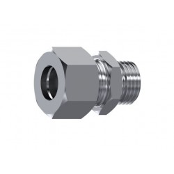 RACOR RECTO 8L-7/16 UNF INOX