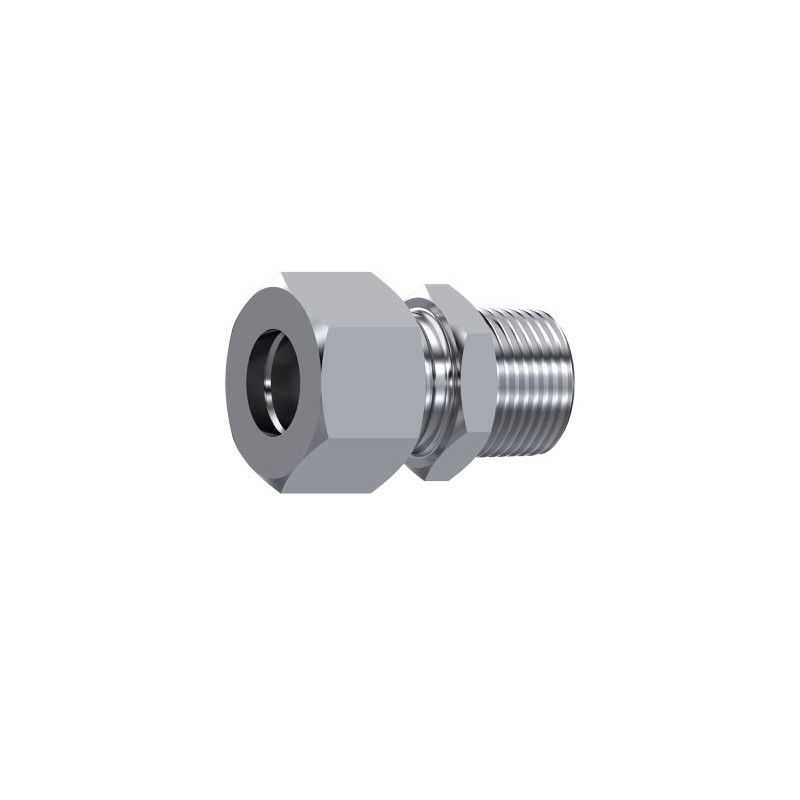 RECTO MACHO CONICO 12L-1/4" BSPT INOX