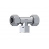 RACOR EN T REGULABLE TL METRICA 6S INOX