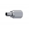 RACOR GIRATORIO RECTO 1/2" INOX