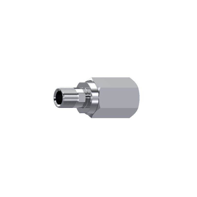RACOR GIRATORIO RECTO 2"  INOX