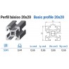 PERFIL BASICO 20X20