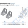 ESCUADRA 43 X43 X30 C/POSICIONADOR (C10)