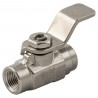VÁLVULA INOX HEMBRA 1/4"-HEMBRA 1/4"