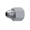 MACHO 1/2" JIC-H.FIJA  7/16" JIC INOX.