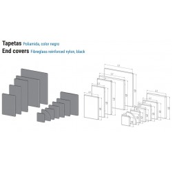 TAPA PERFIL 40X40