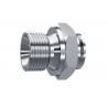 SOLDABLE MACHO 3/8" BSP 60º  INOX C/GUIA