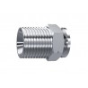 SOLDABLE MACHO 3/4" NPT 60º C/GUIA INOX