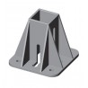 SOPORTE ANCLAJE A SUELO 40X40 ALUMINIO
