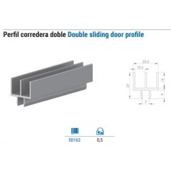 PERFIL CORREDERA DOBLE