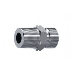 ADAPTADOR MACHO 60º INOX.1"...