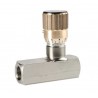 REG.CAUDAL UNIDIRECC.400 BAR 1/4  iINOX
