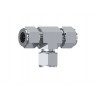 RACOR EN T TUBO-TUBO 1/4" LOK INOX