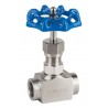 VALVULA DE AGUJA-6000 LBS.1/2"INOX+PURGA