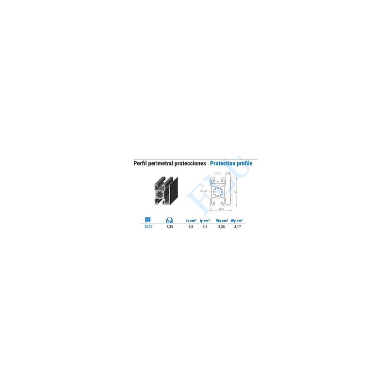 PERFIL PERIMETRAL PROTECCIONES