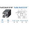 PERFIL 30X30 2S 90º