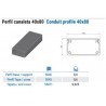 PERFIL BASE CANALETA 40X80