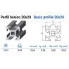 PERFIL BASICO 20X20
