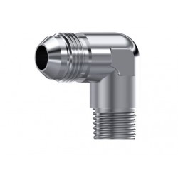 CODO INOX M 7/16" JIC-M1/4"...