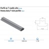 Perfil en T cuello alto (Canal 10mm) L-1