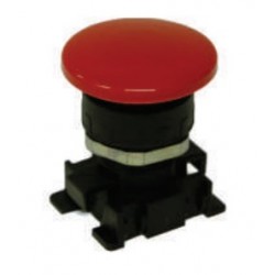 PULSADOR SETA BLOQ 50MM ROJO