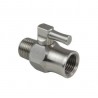 VALVULA DE BOLA MACHO-HEMBRA 1/8" INOX