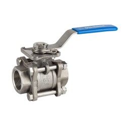 V. ESFERA P.T. 3 P. INOX 1"1/4