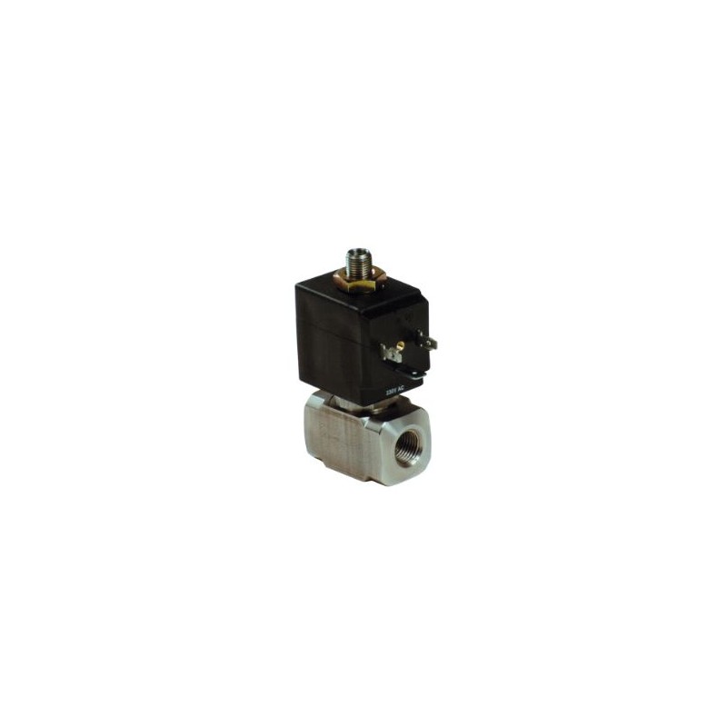 2/2 NC MANDO DIRECTO 1/4" 2 MM NBR INOX.