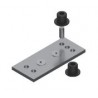 PLETINA PIVOTANTE PUERTA PLEGABLE
