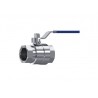 VALV.ESFERA PASO TOTAL 1/4" INOX 64 BAR