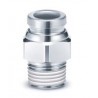 RACOR INOX. RECTO MACHO HEX.ø6 Rc 1/4
