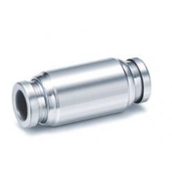 RACOR INOX. RECTO TUBO-TUBO @8