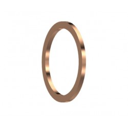 ARANDELA PLANA COBRE RECOCIDO 1/4"