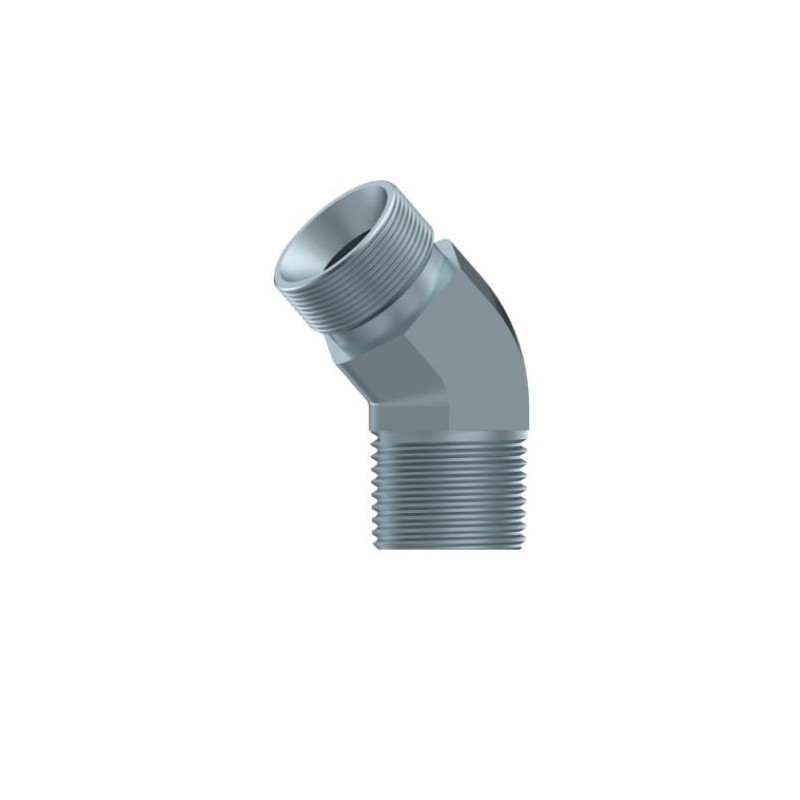 CODO 45º MACHO BSP-MACHO BSPT 1/4"