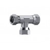 TE INOX.H.G-H.G-H.G.1/4"  BSP CONO 60º