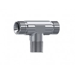 TE INOX.M 1/4 BSP 60º-M 1/4...