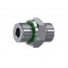 MACHO 9/16 ORFS-MACHO 1/4 BSP INOX