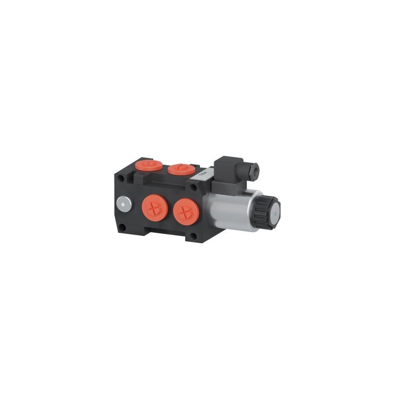 VALVULA SELECTORA 6 VIAS-3/8" A 12VDC