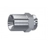SOLDABLE MACHO 1/4 BSPT 60º C/GUIA INOX