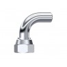 H.GIRATORIA 90º SOLDABLE 1/4 BSP 60ºINOX