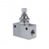 REGULADOR DE CAUDAL EN LINEA 1/8" INOX