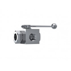 LLAVE 3 VIAS H-H-H 1/8" BSP PASO EN L