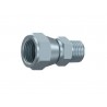 MACHO 1/4" BSPT-HEMBRA GIRAT. 7/16" JIC