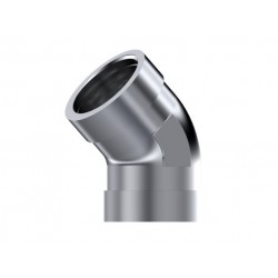 CODO 45º H.FIJA-H.FIJA NPT 1/4" INOX.
