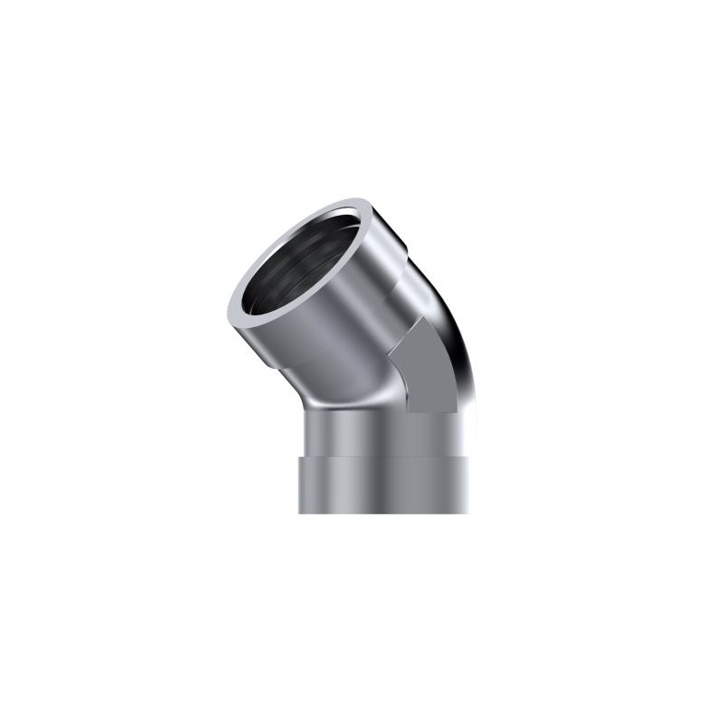 CODO 45º H.FIJA-H.FIJA NPT 1/4" INOX.