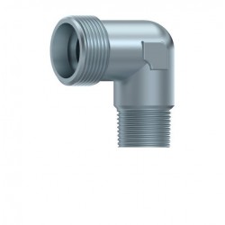 RACOR CODO MACHO CONICO 4LL-M8X1