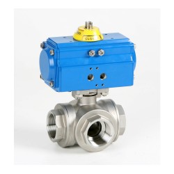 V.ESFERA 3 VIAS "T" S.E. 3/4" GNP-44/S4