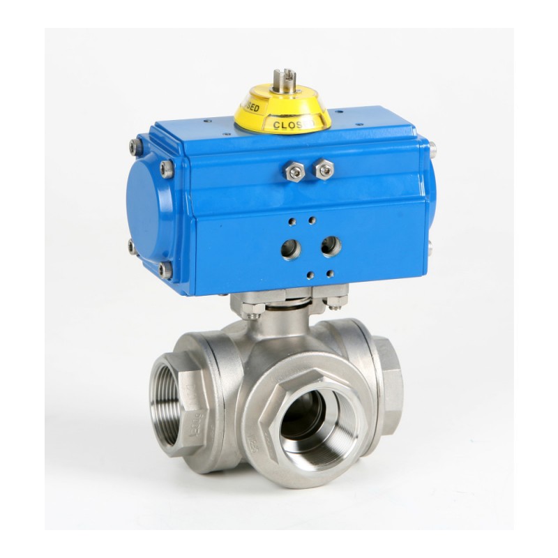 V.ESFERA 3 VIAS "T" S.E. 3/4" GNP-44/S4